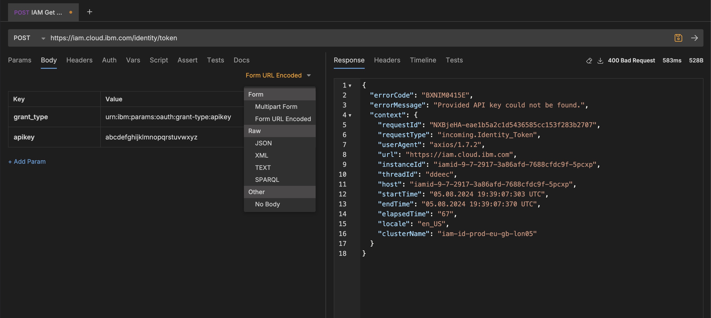 A sample REST API Client